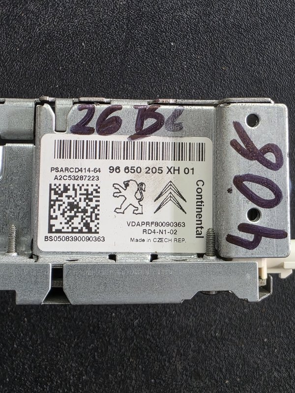 Radio Peugeot Citroen 96650205XH01
