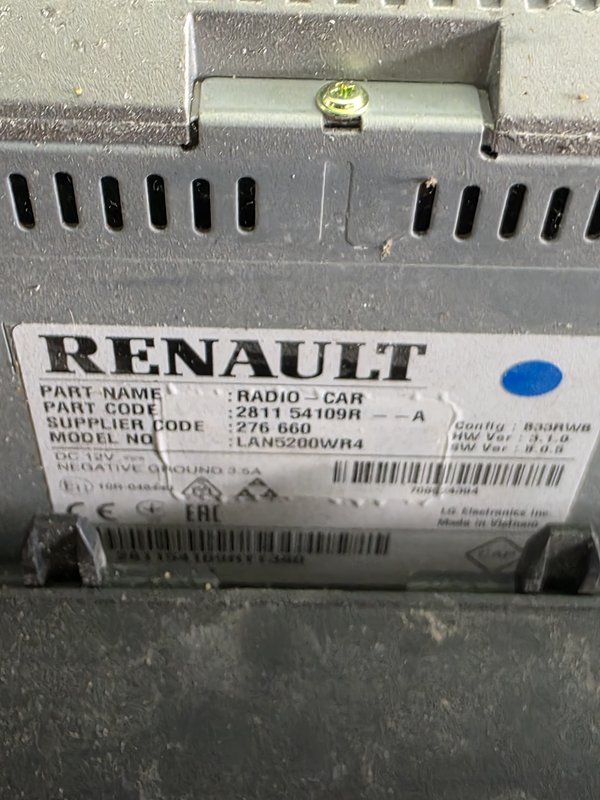 Radio Renault Clio IV 281154109R