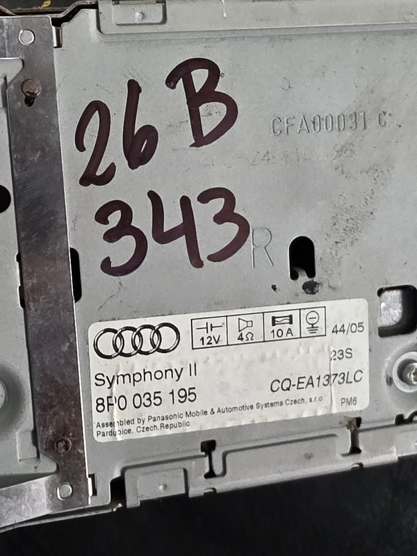 Radio Audi A3 8P 8P0035195