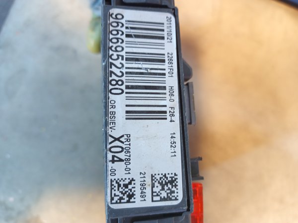 BSI PEUGEOT CITROEN 9666952280 X04-00