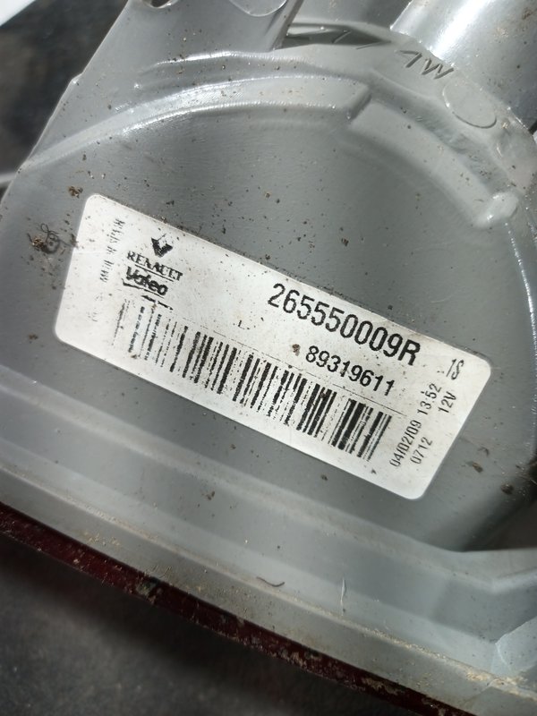 Farolim Trazeiro RENAULT Megane Iii 265550009R