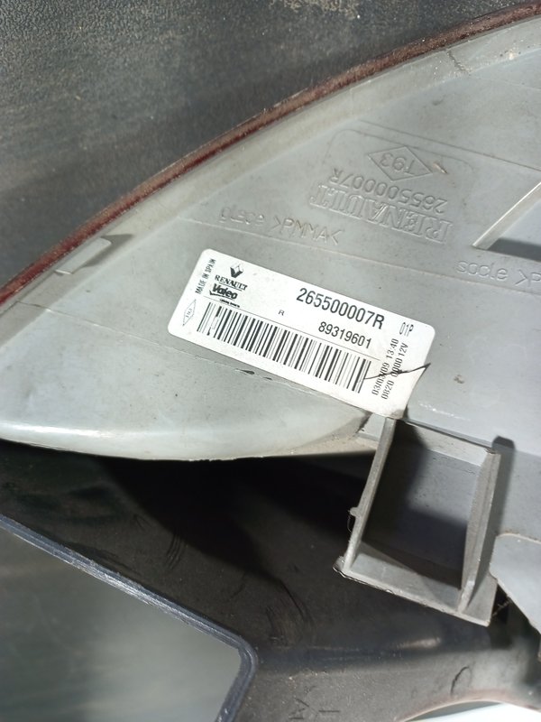 Farolim Trazeiro RENAULT MEGANE III DIR 265500007R