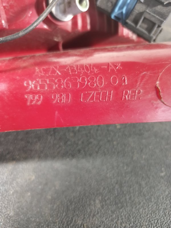 Farolim Trazeiro CITROEN C4 I Direito 9655863980