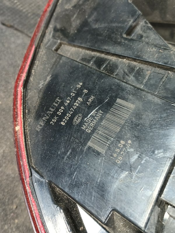 Farolim Trazeiro RENAULT SCENIC II ESQ 8200474328
