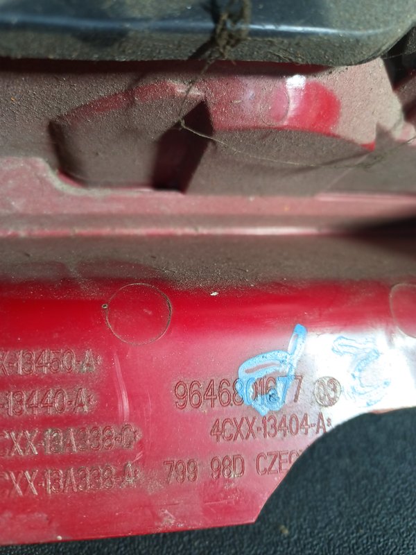 Farolim Trazeiro CITROEN C4 I Coupe Direito 9646801677