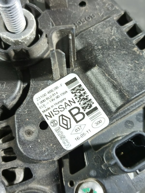Alternador Grupo Renault 231004BE0BF