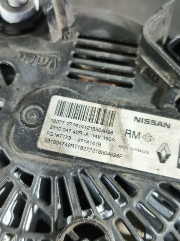 Alternador Grupo Renault 1.7 DCI 231004742RA
