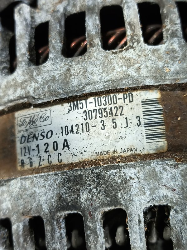 Alternador FORD 1.6 TDCi 3M5T10300PD