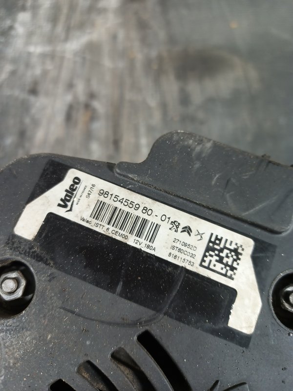 Alternador Grupo PSA 1.6 HDi 981545598001