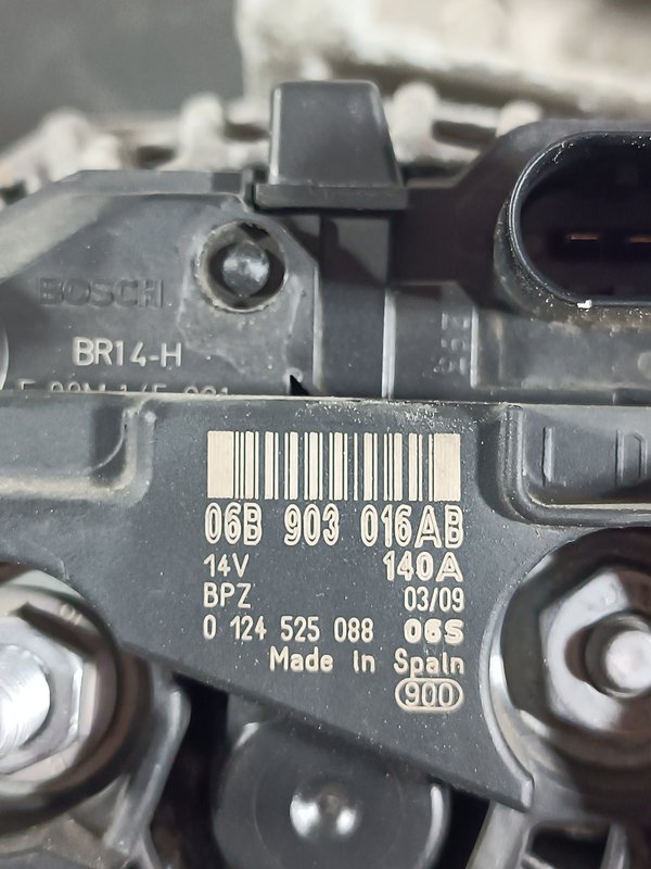 Alternador Audi TT II 1.8 TFSI 06B903016AB