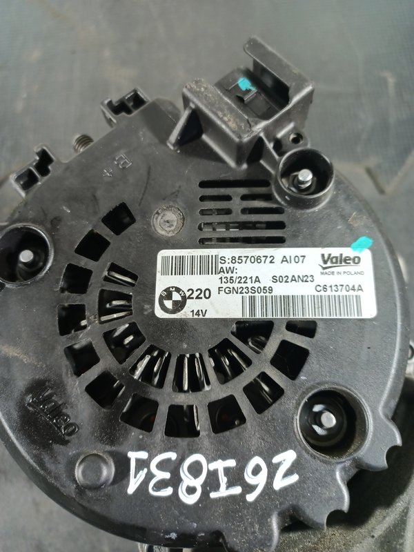 Alternador BMW S5 F11 5R PRETA C613704A