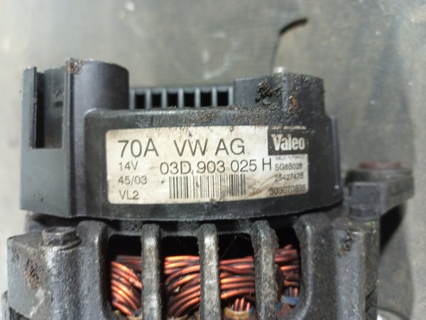 Alternador Grupo VAG 1.2 GASOLINA 03D903025H