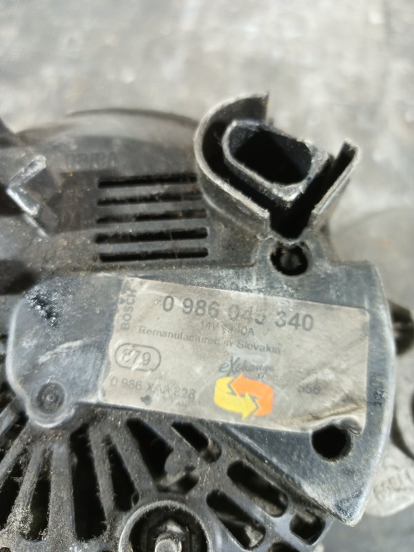 Alternador Grupo VAG MOTOR BPW 0986045340