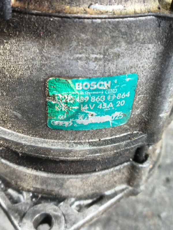 Alternador Grupo VAG 0120489863