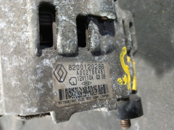 Alternador RENAULT 1.5 DCI 8200120286