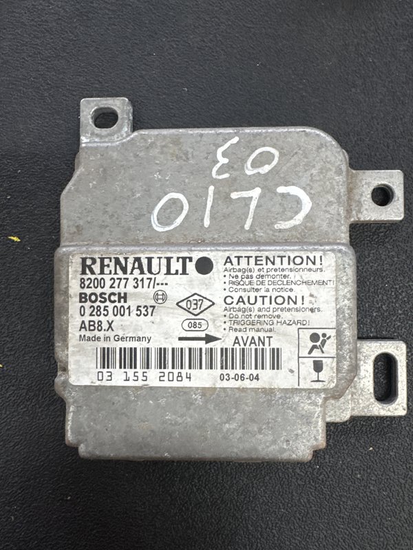 Centralina Airbags Renault Clio II 8200277317