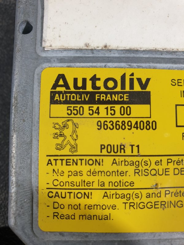Centralina Airbags Peugeot 206 550541500