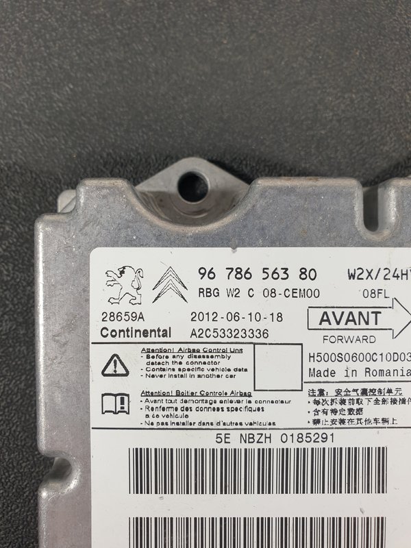 Centralina Airbags Peugeot 508 9678656380