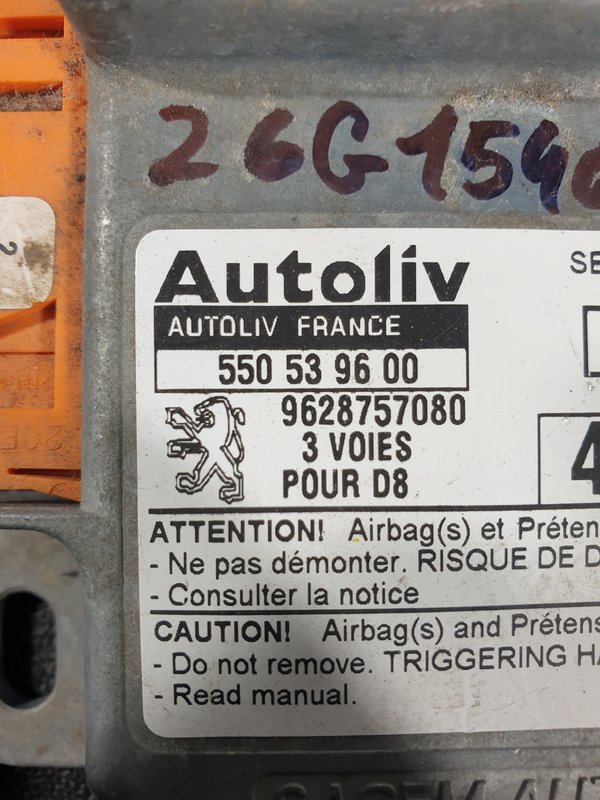 Centralina Airbags Peugeot 406 550539600