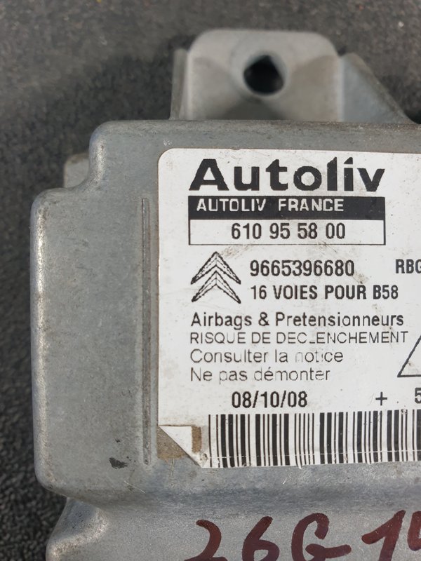 Centralina Airbags Citroen C4 I 610955800