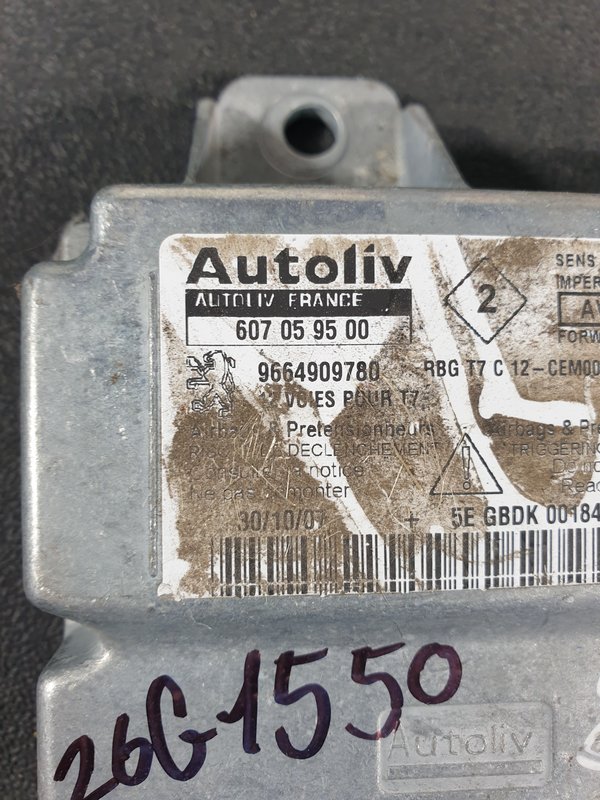 Centralina Airbags Peugeot 308 I 607059500