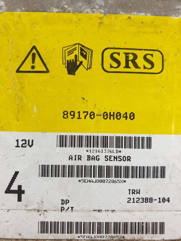 Centralina Airbags Peugeot 107