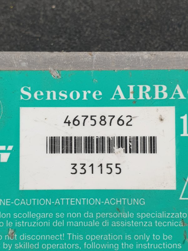 Centralina Airbags Fiat Punto II 46758762