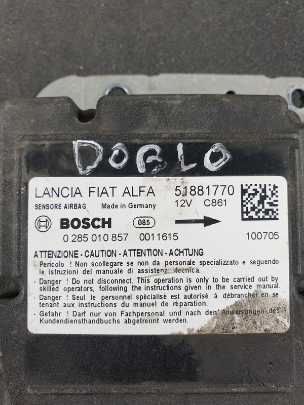 Centralina Airbags Fiat Doblo 51881770