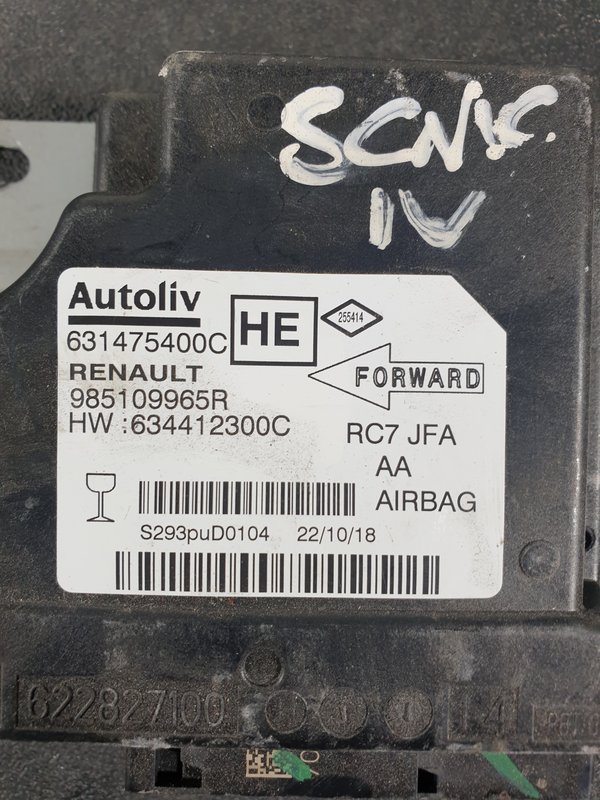 Centralina Airbags Renault Grand Scenic IV 985109965R