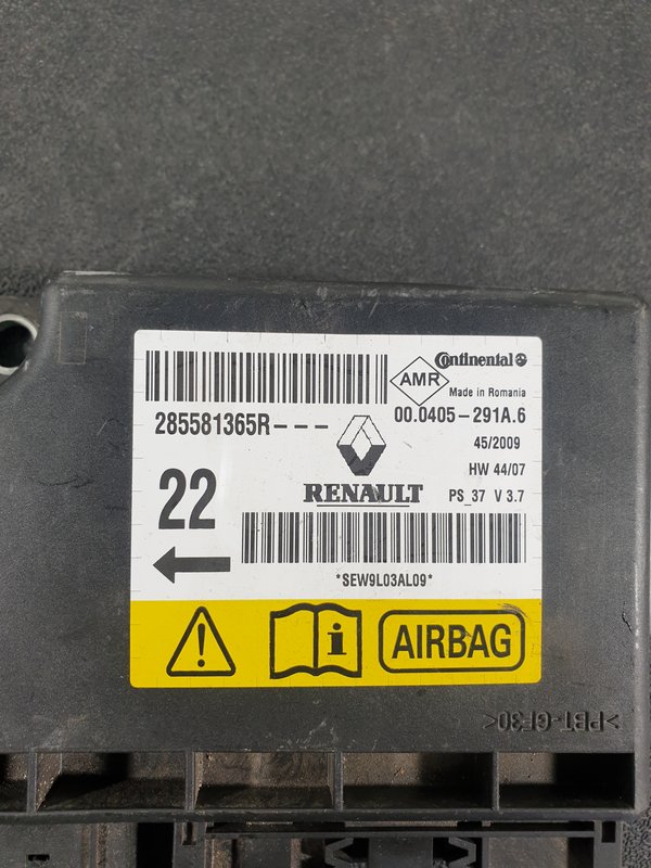 Centralina Airbags Renault Megane III 285581365R