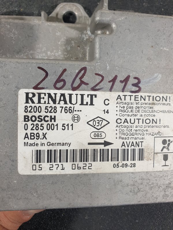 Centralina Airbags Renault Clio III 8200528766
