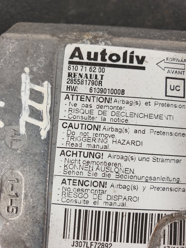 Centralina Airbags Renault Laguna III 285581790R