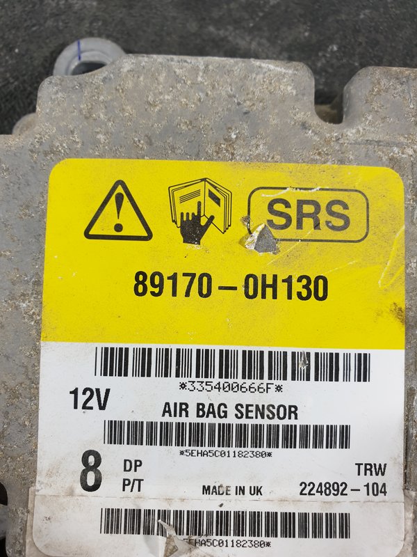 Centralina Airbags Toyota Aygo 891700H130