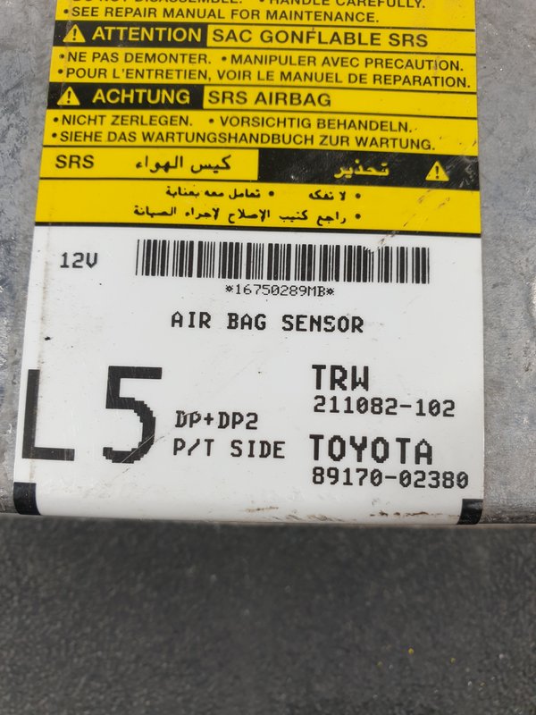 Centralina Airbags Toyota Corolla 8917002380