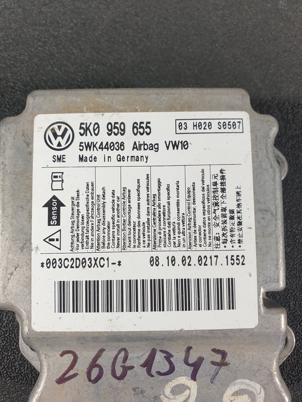 Centralina Airbag VW GOLF VI 5K0959655