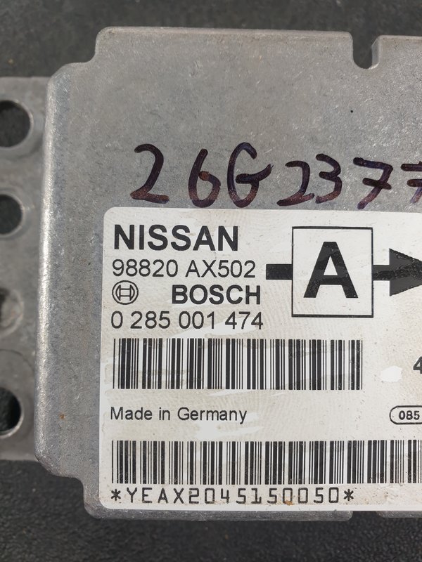 Centralina Airbags NISSAN Micra III 98820AX502