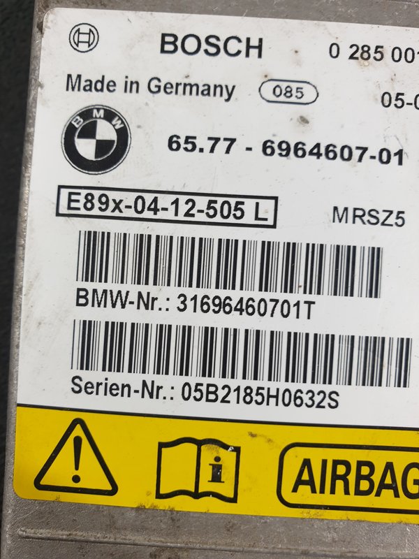 Centralina Airbags BMW 1 E87 31696460701T