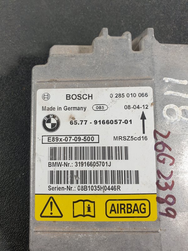 Centralina Airbags BMW 3 E90 31916605701J