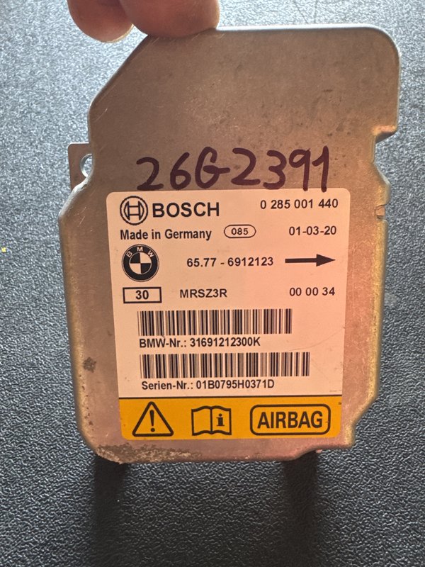 Centralina Airbags BMW 3 E46 31691212300K