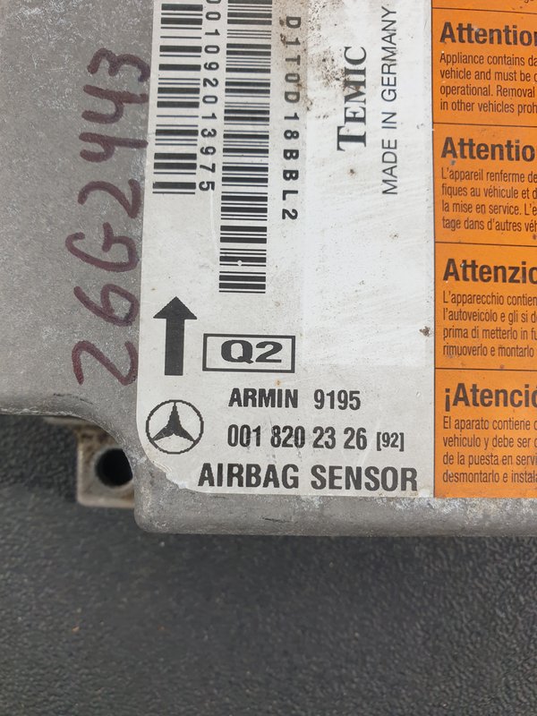 Centralina Airbags MERCEDES E W210 0018202326