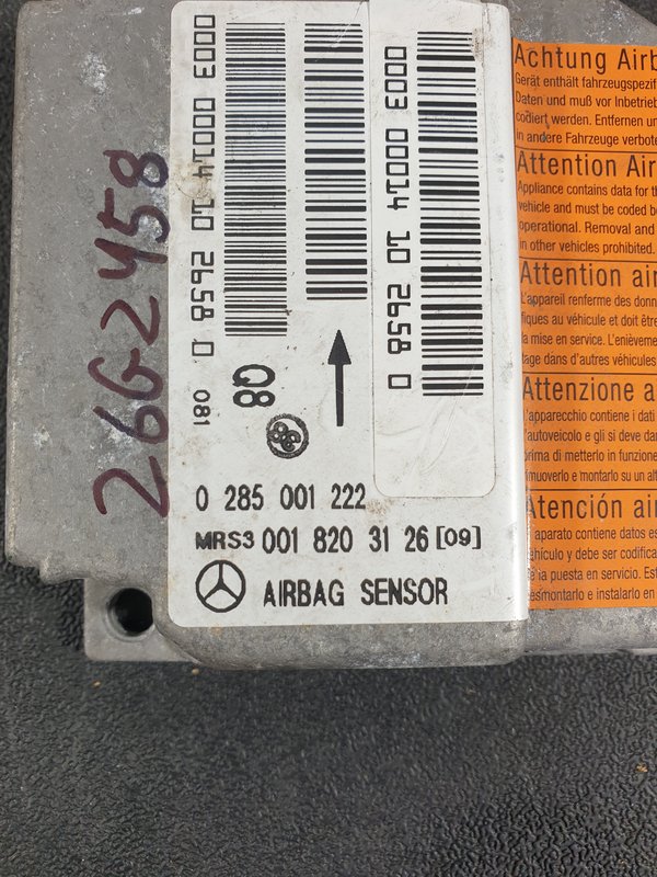 Centralina Airbags Mercedes Class A W168 0018203126