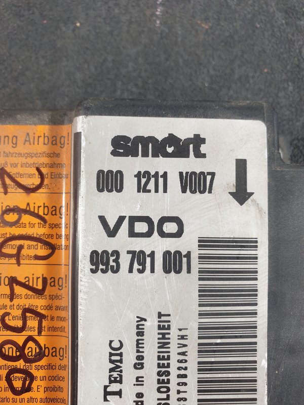 Centralina Airbags SMART City-Coupe 993791001