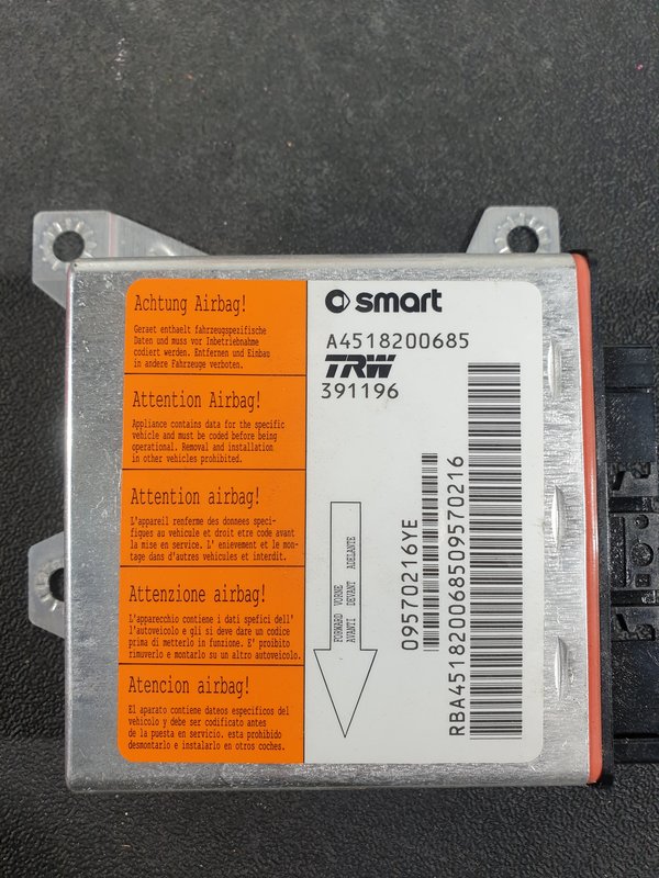 Centralina Airbags SMART ForTwo Cabrio A4518200685