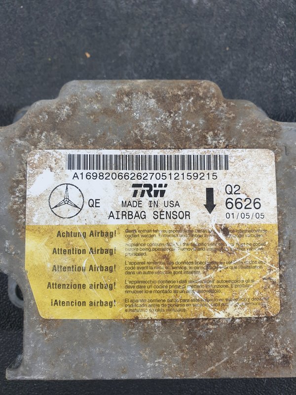 Centralina Airbags mercedes A180 W169 A169820662
