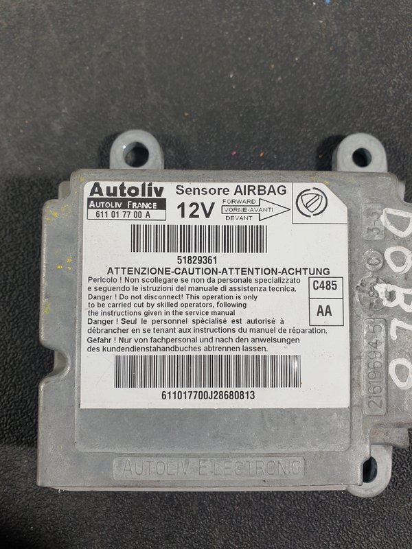 Centralina Airbags Fiat Doblo I 611017700A