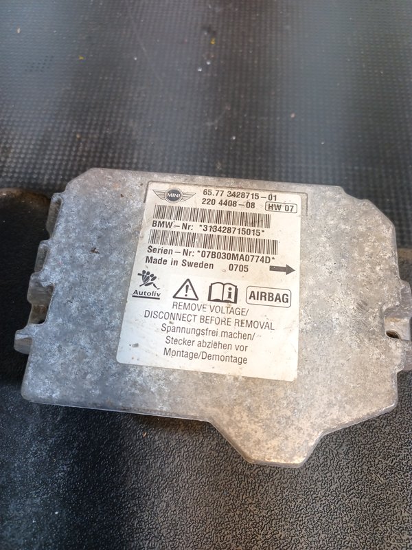 Centralina Airbags Mini Cooper S One 313428715015