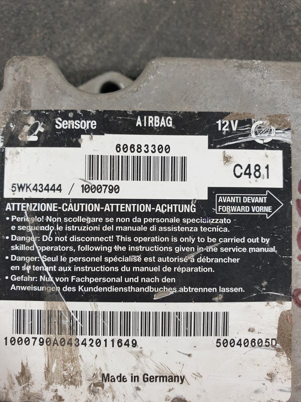 Centralina Airbag Alfa Romeo GT 60683300