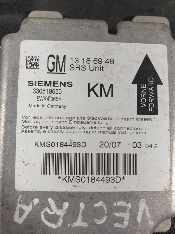 Centralina Airbag OPEL Vectra C 13186948
