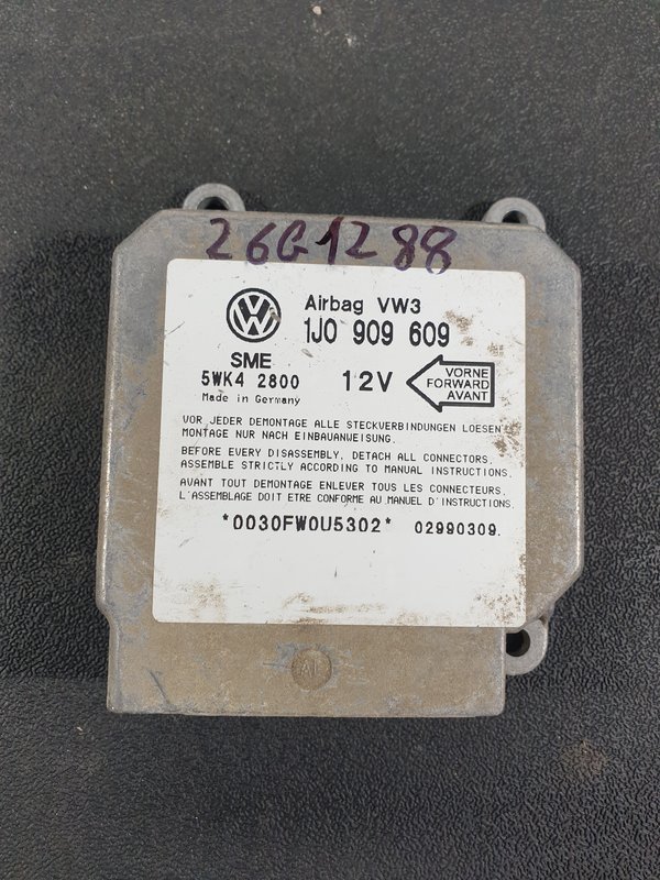 Centralina Airbag Seat Toledo 1J0909609