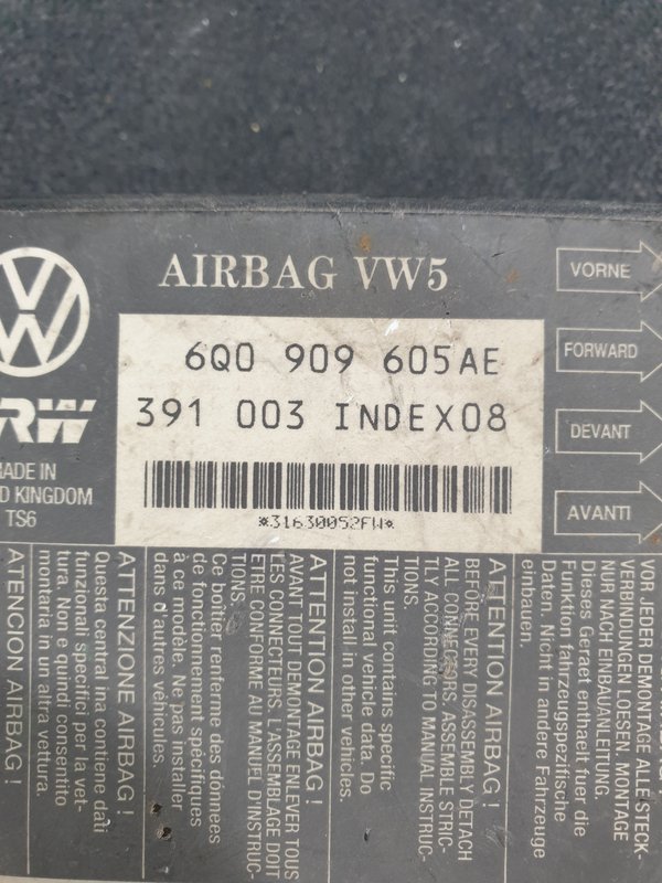 Centralina Airbags Seat Ibiza III 6Q0909605AE